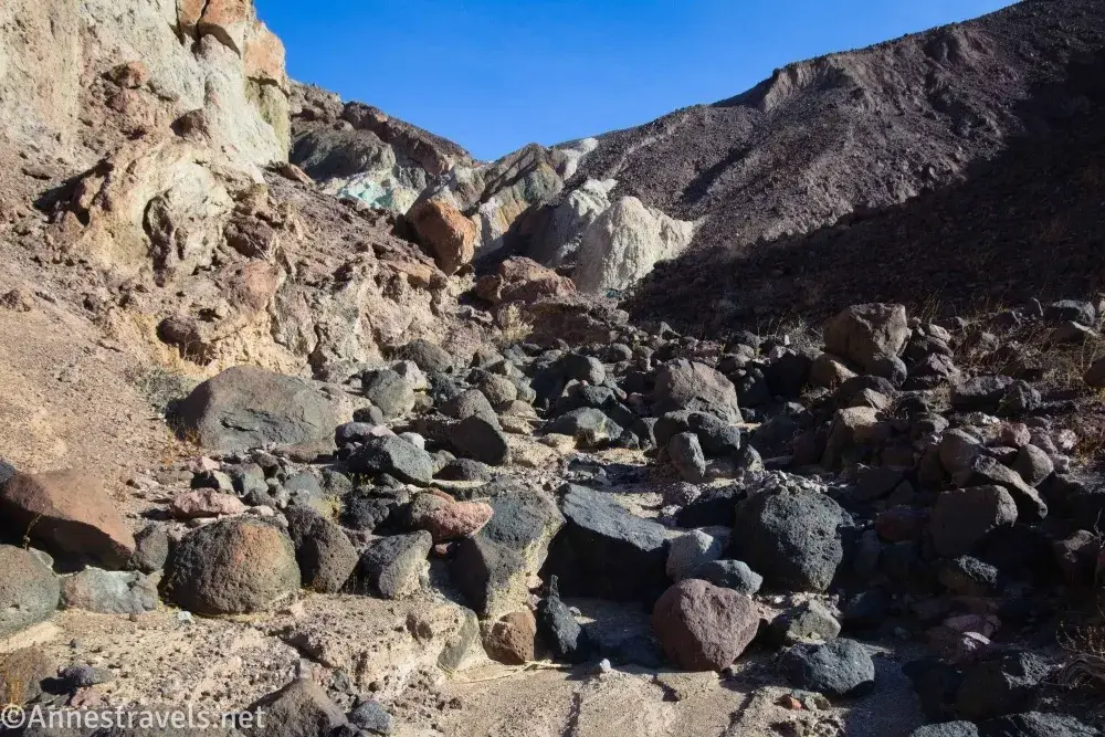 Rocks in the Side Fork of the South Fork of Desolation Canyon Rocks in na desert canyon