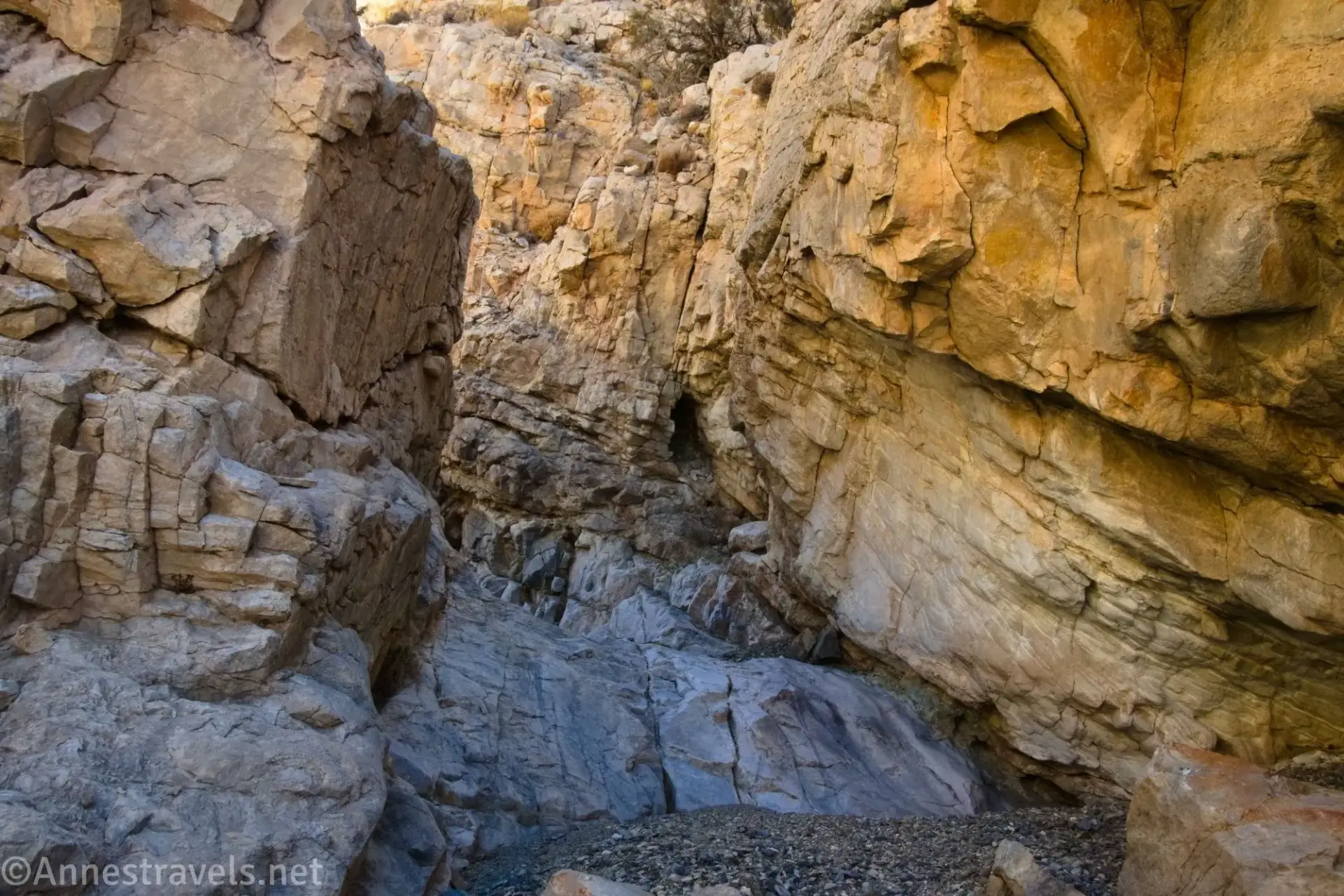 Dryfall in the rocks A small dryfall between rugged rock walls