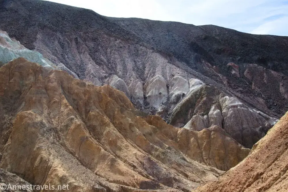 Colors in South Fork Desolation Canyon Yellow, black, and colorful canyon walls in the desert