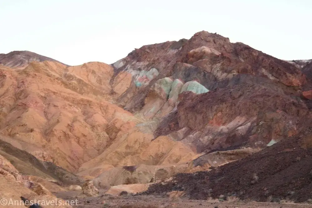 Colorful hills in South Fork of Desolation Canyon Colorful hillsides in the desert