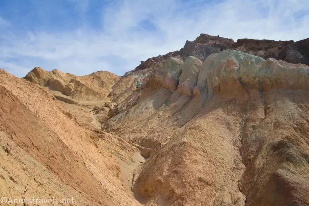 Colorful Hills in South fork of Desolation Canyon Yellow hills and colorful hillsides