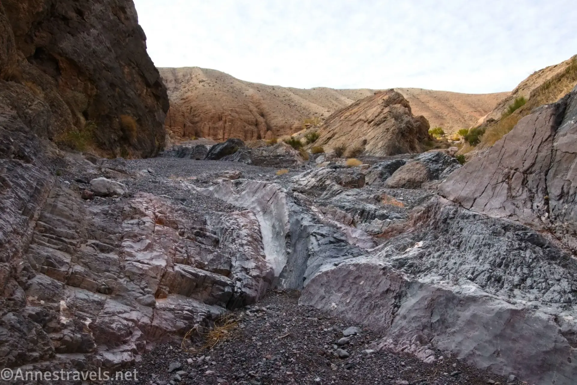 Small Dryfall A small, rocky dryfall in a rugged desert canyon