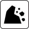 Falling Rocks Icon