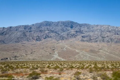 The approach to Bighorn Gorge, Death Valley National Park, California