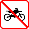 Dirt bikes Not Permitted Icon