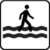 River Crossing Hazard Icon