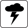 Thunderstorms Hazard Icon