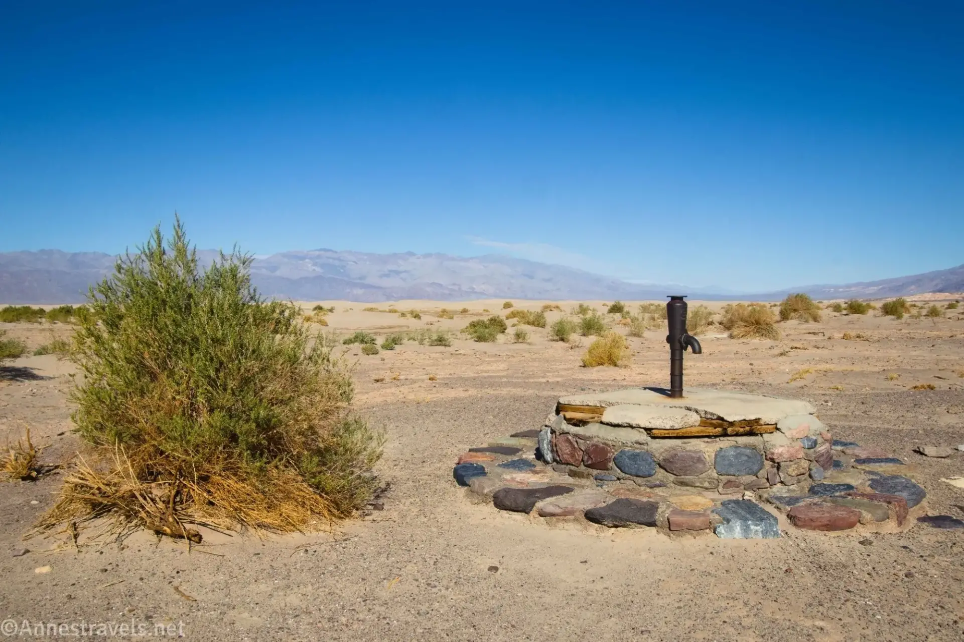The Historic Stovepipe Well, Death Valley National Park, California