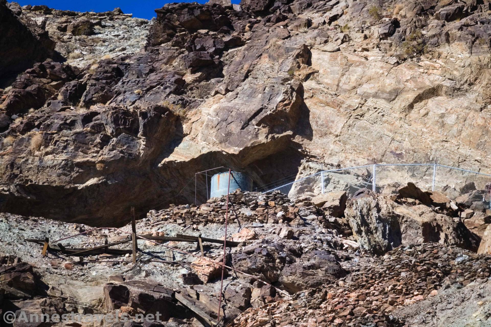 Entrance to the Keane Wonder Mine, Death Valley National Park, California