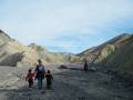 Hikers in Gower Gulch, Death Valley National Park, California