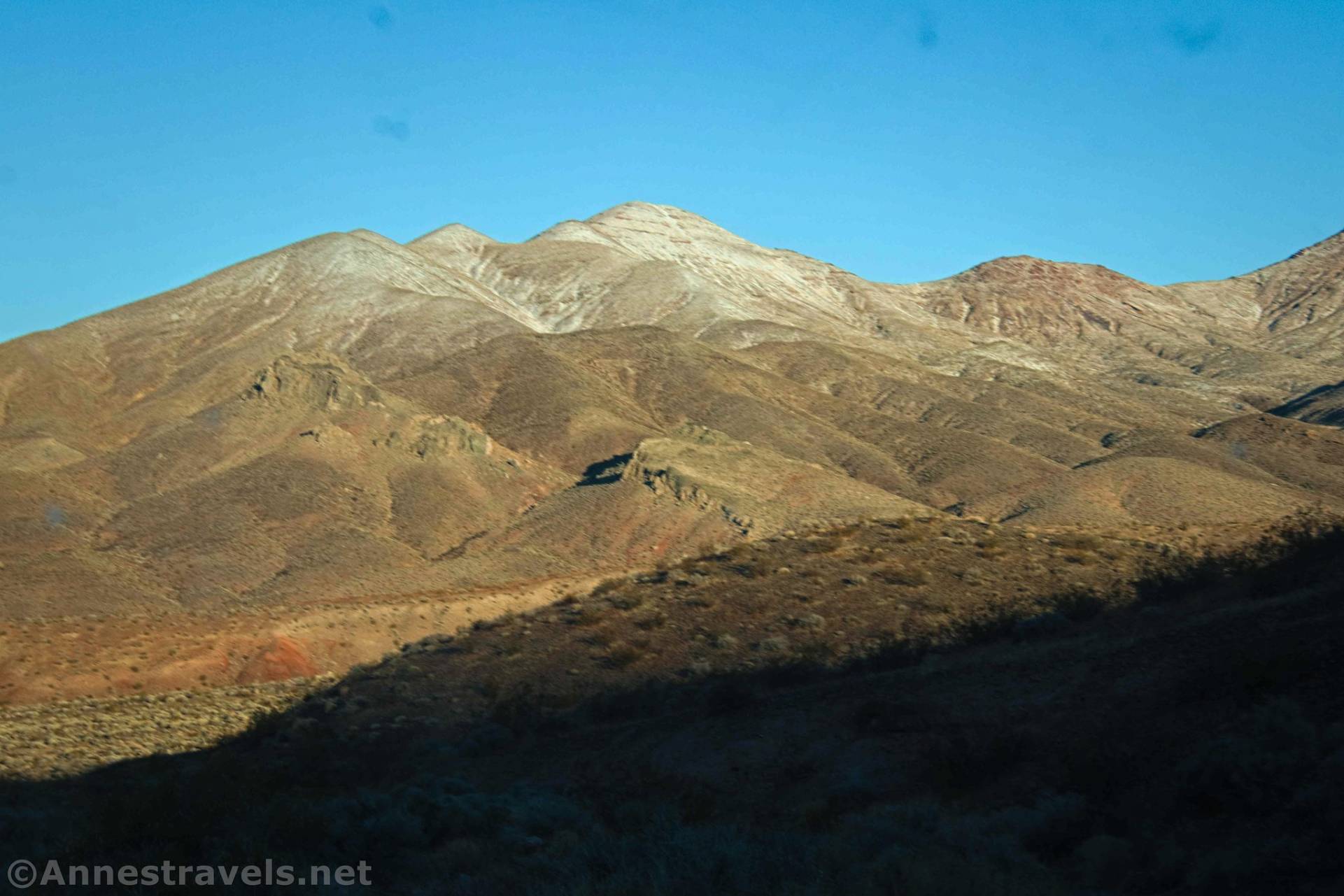 Funeral Mountains over the Beatty Cutoff Road, Death Valley National Park, California