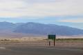 Elevation Sea Level sign along CA-190, Death Valley National Park, California