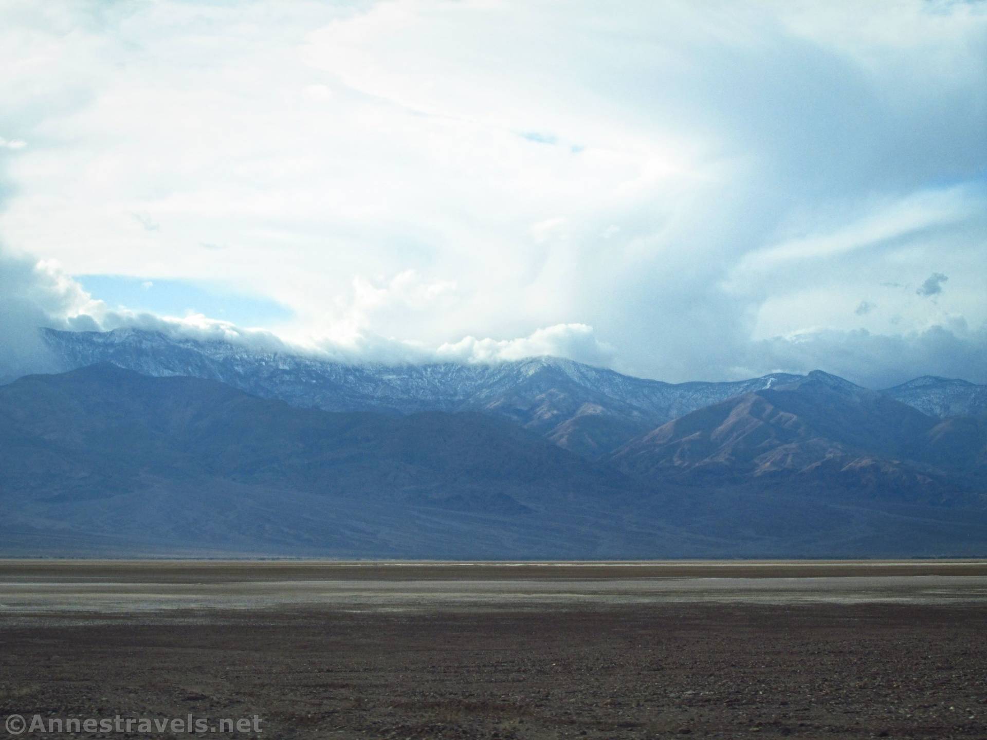 The Panamint Mountains from the Badwater Road, Death Valley National Park, California