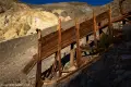Old Ore Chute A wooden ore chute in front of a rugged desert hillside