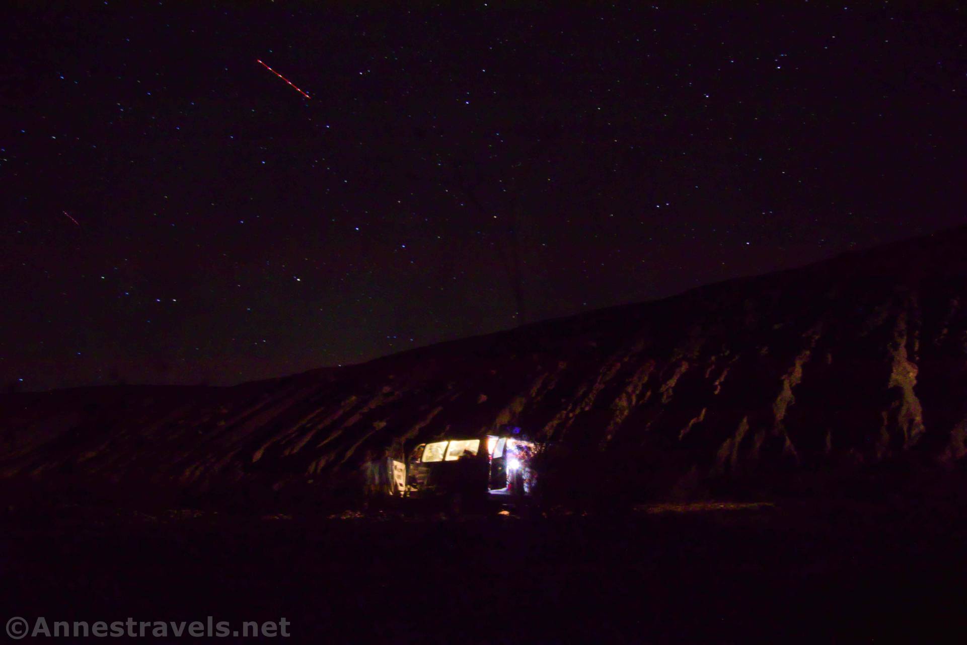 Night on the Echo Canyon Road, Death Valley National Park, California