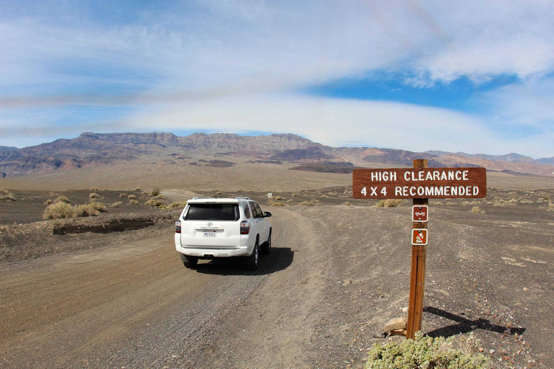 Beginning of the Racetrack Road, Death Valley National Park, California