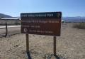 Sign at Stovepipe Wells, Death Valley National Park, California