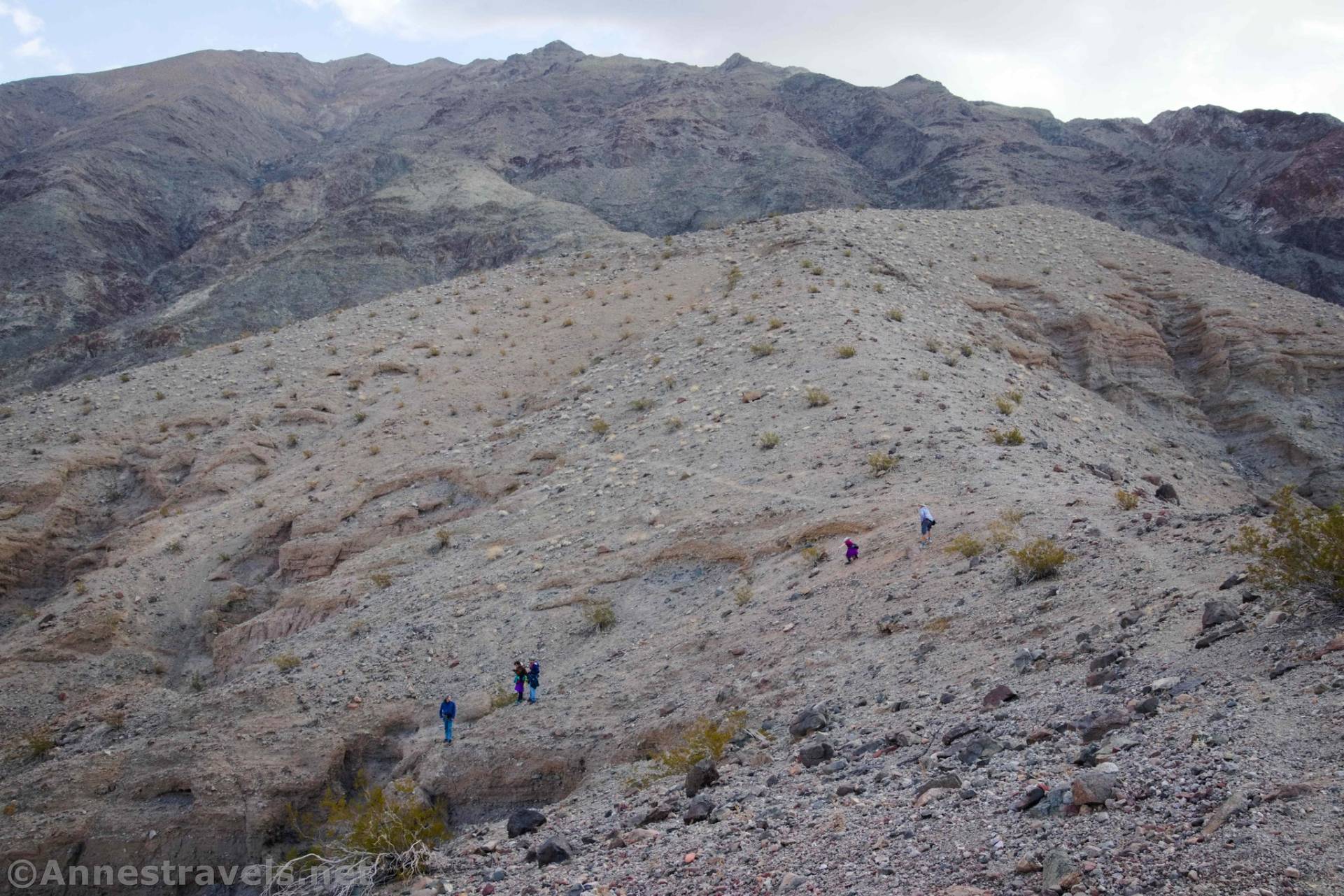 Above Sidewinder Canyon Slot 5, Death Valley National Park, California