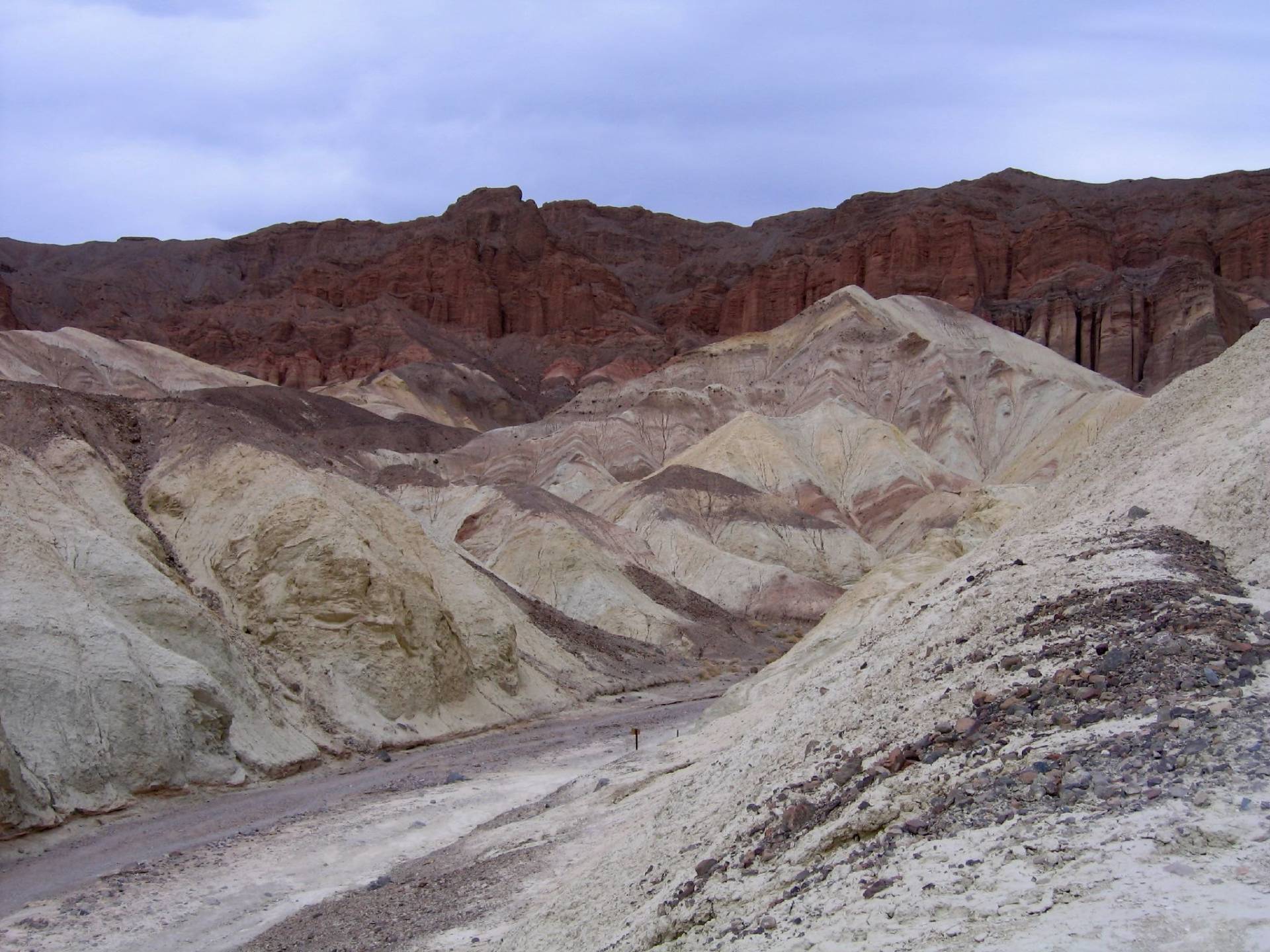 On the trail above Golden Canyon, Death Valley National Park, California