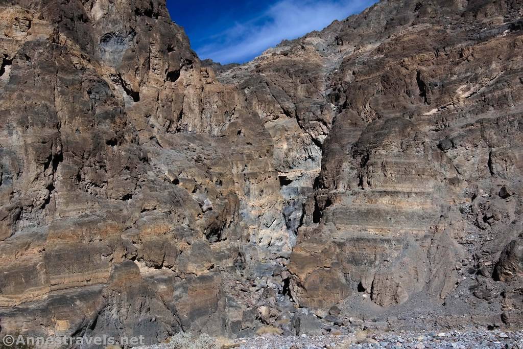 Side canyon in Fall Canyon, Death Valley National Park, California