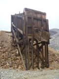 Ore bin at the Ubehebe Lead Mine, Death Valley National Park, California