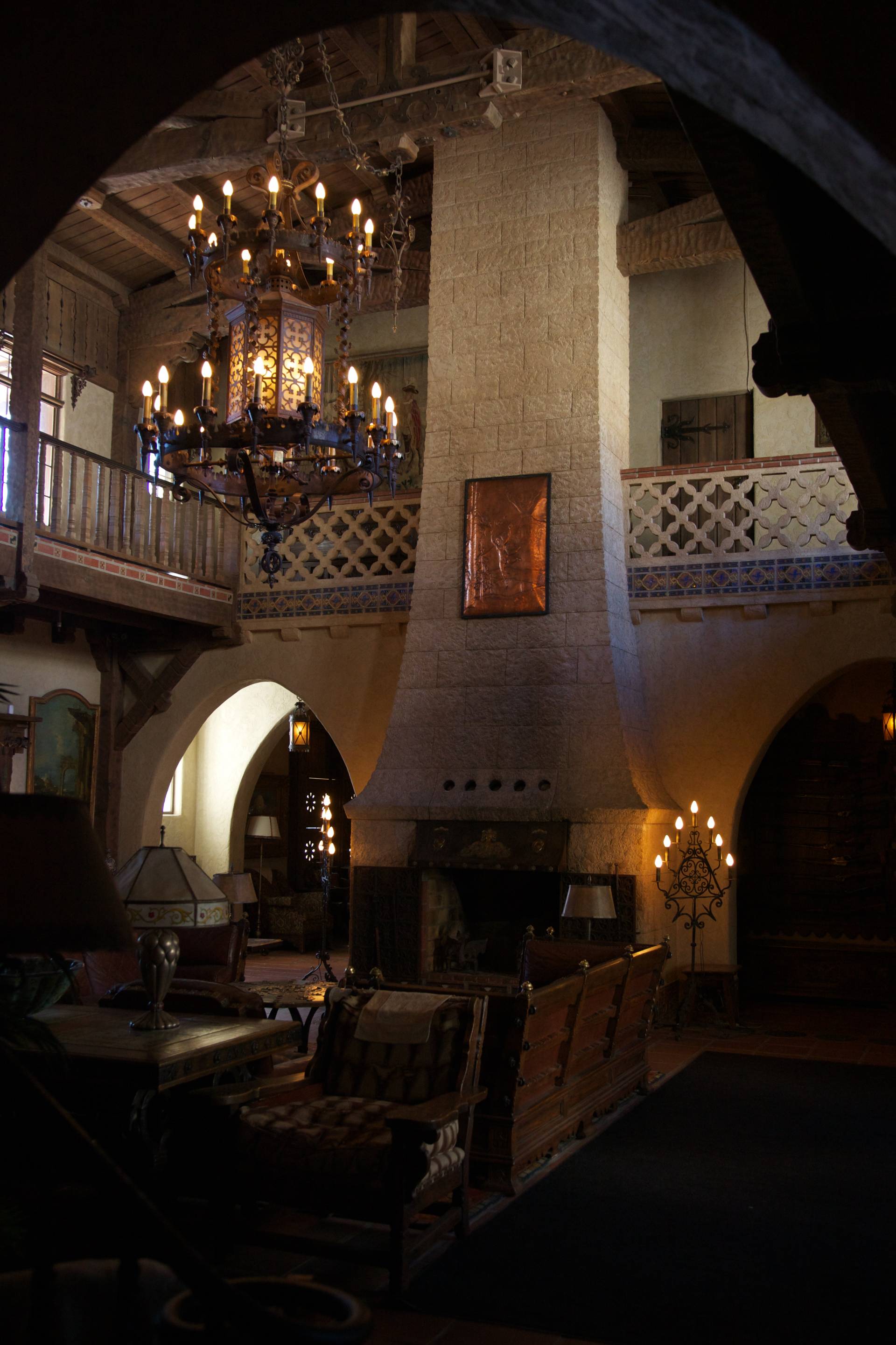 Inside Scotty's Castle, Death Valley National Park, California