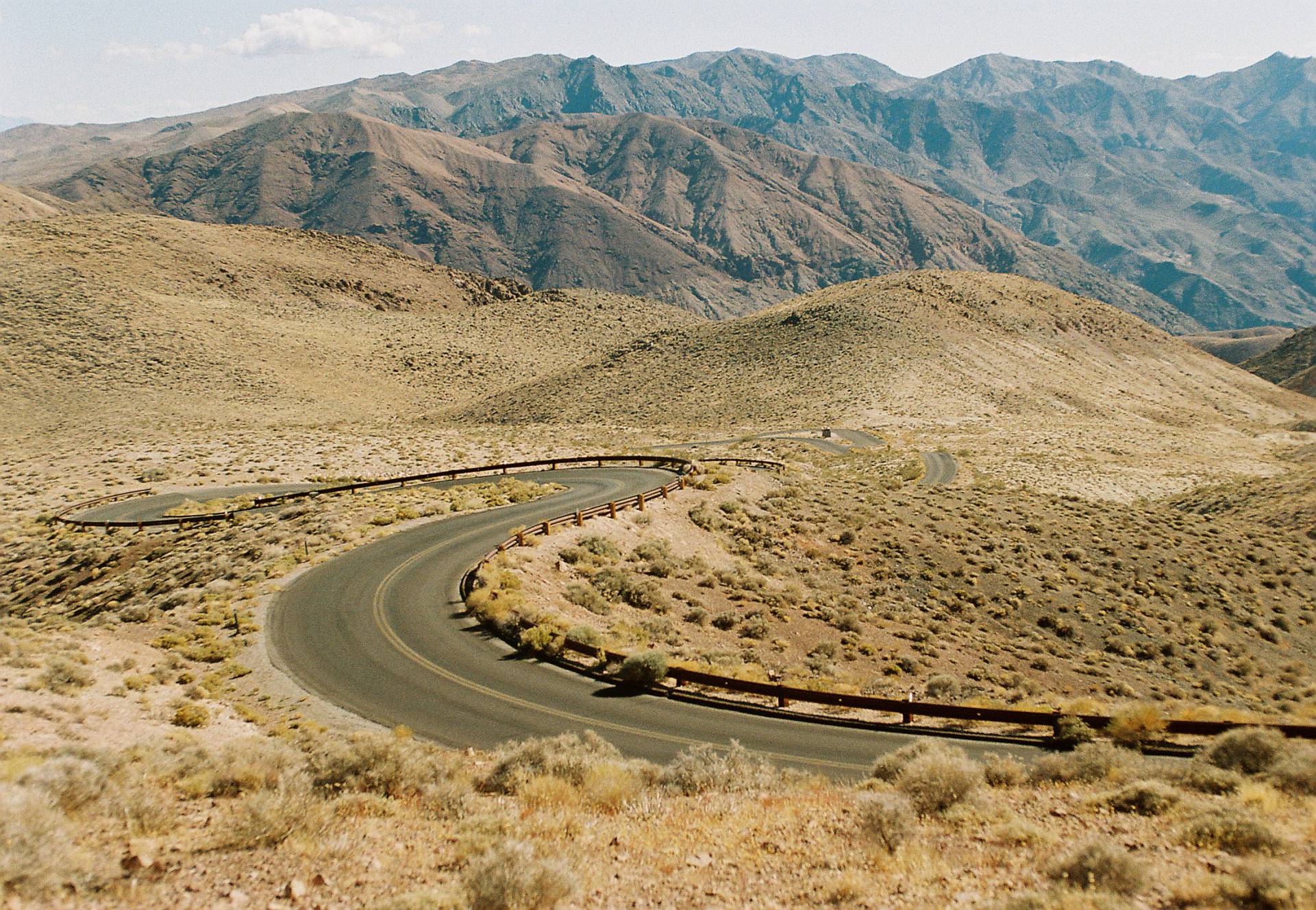 Views along the Dantes View Road, Death Valley National Park, California