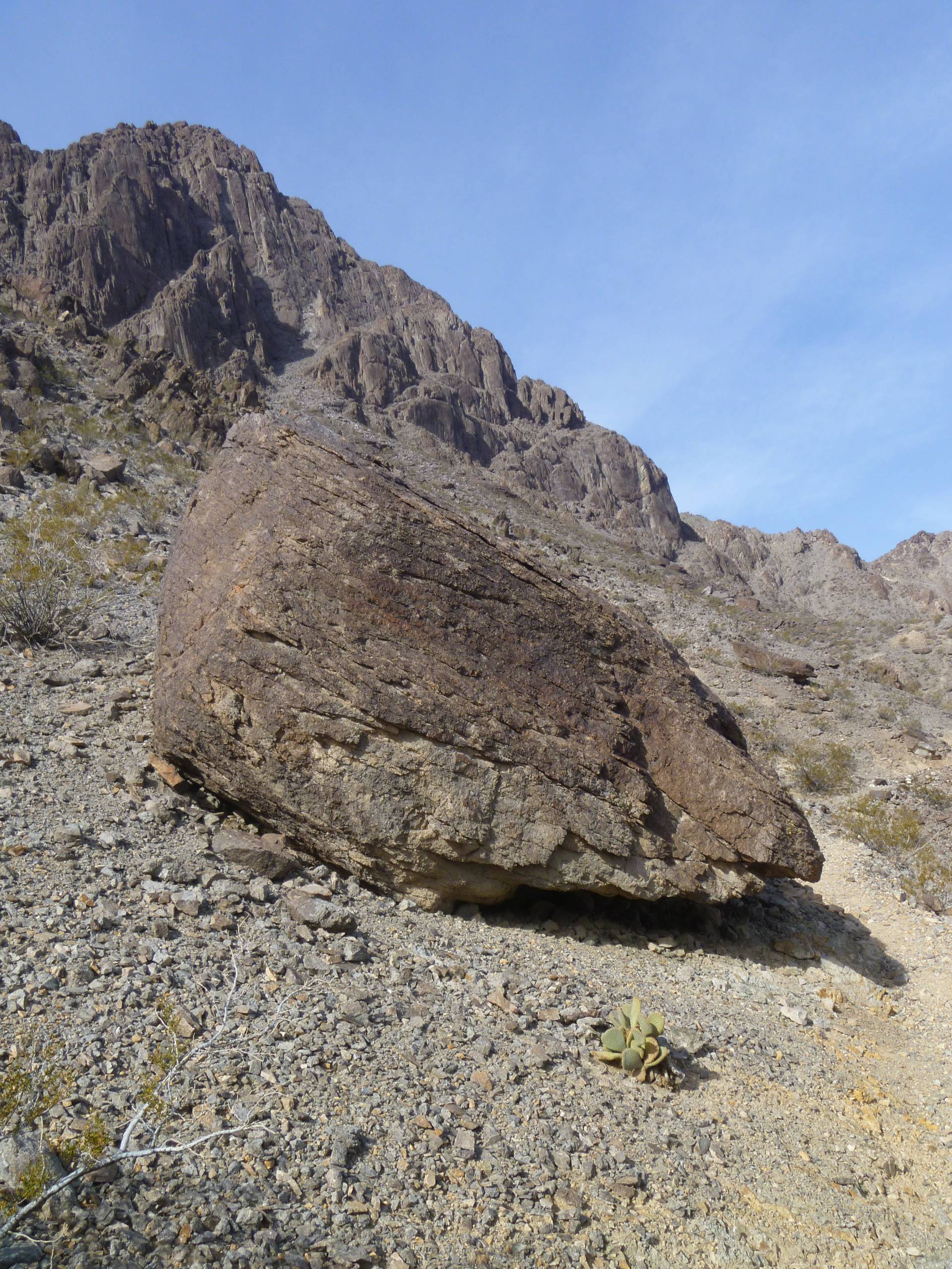 Rock on the Ubehebe Peak Trail, Death Valley National Park, California