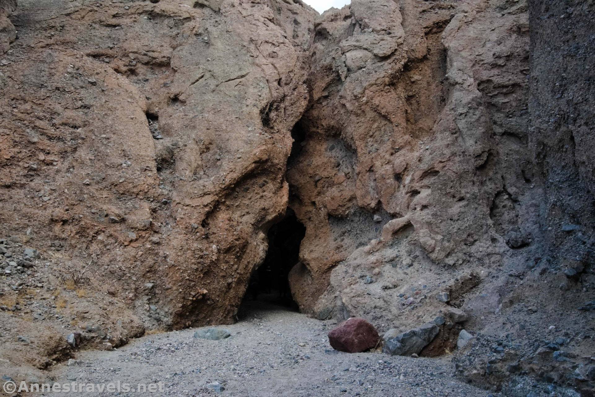 Entrance to Sidewinder Canyon Slot 5, Death Valley National Park, California