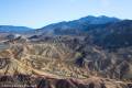 The Badlands below Zabriskie Point from the Red Cathedral Canyon Crest, Death Valley National Park, California