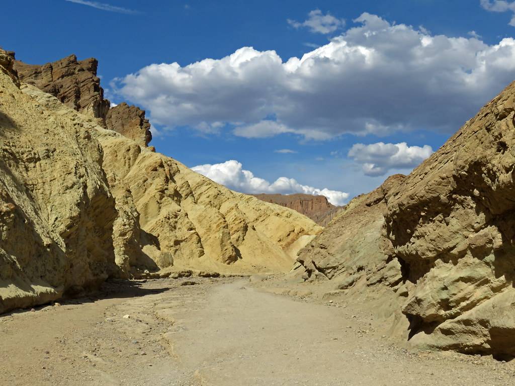 Heading up Golden Canyon, Death Valley National Park, California