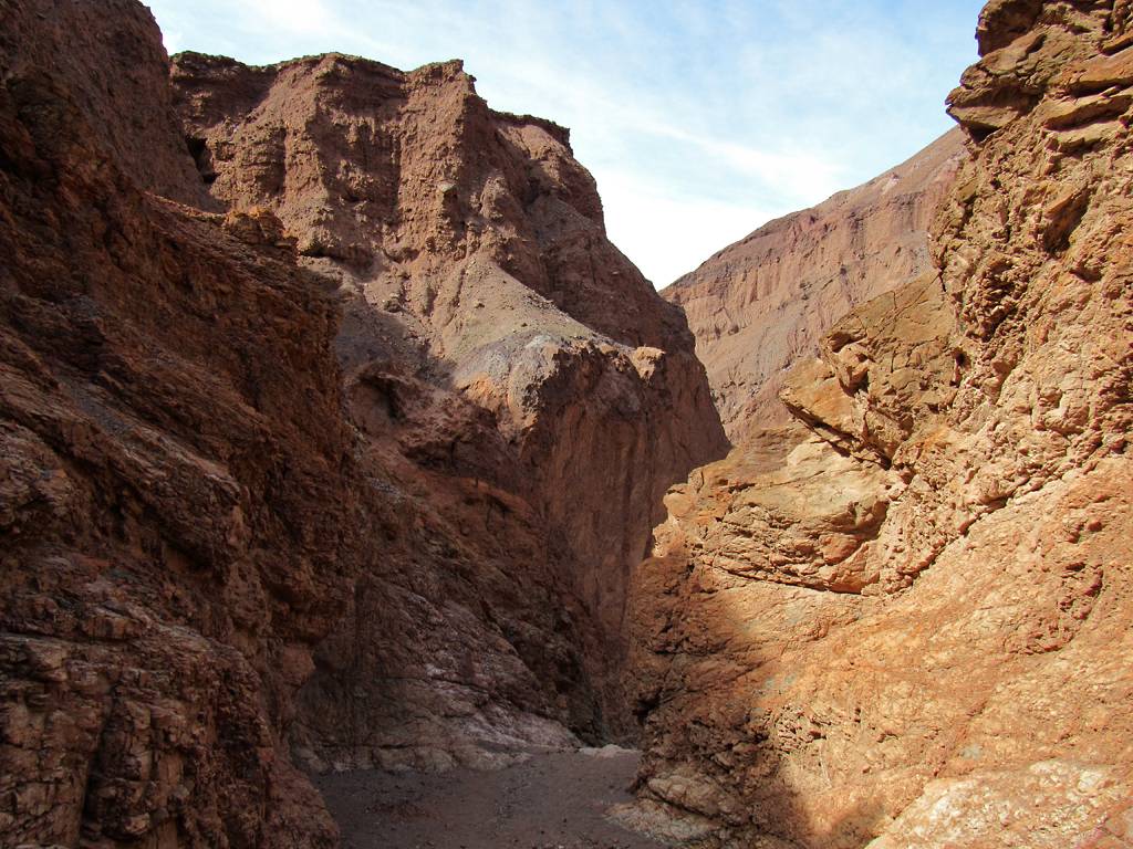 Canyon above the Natural Bridge, Death Valley National Park, California