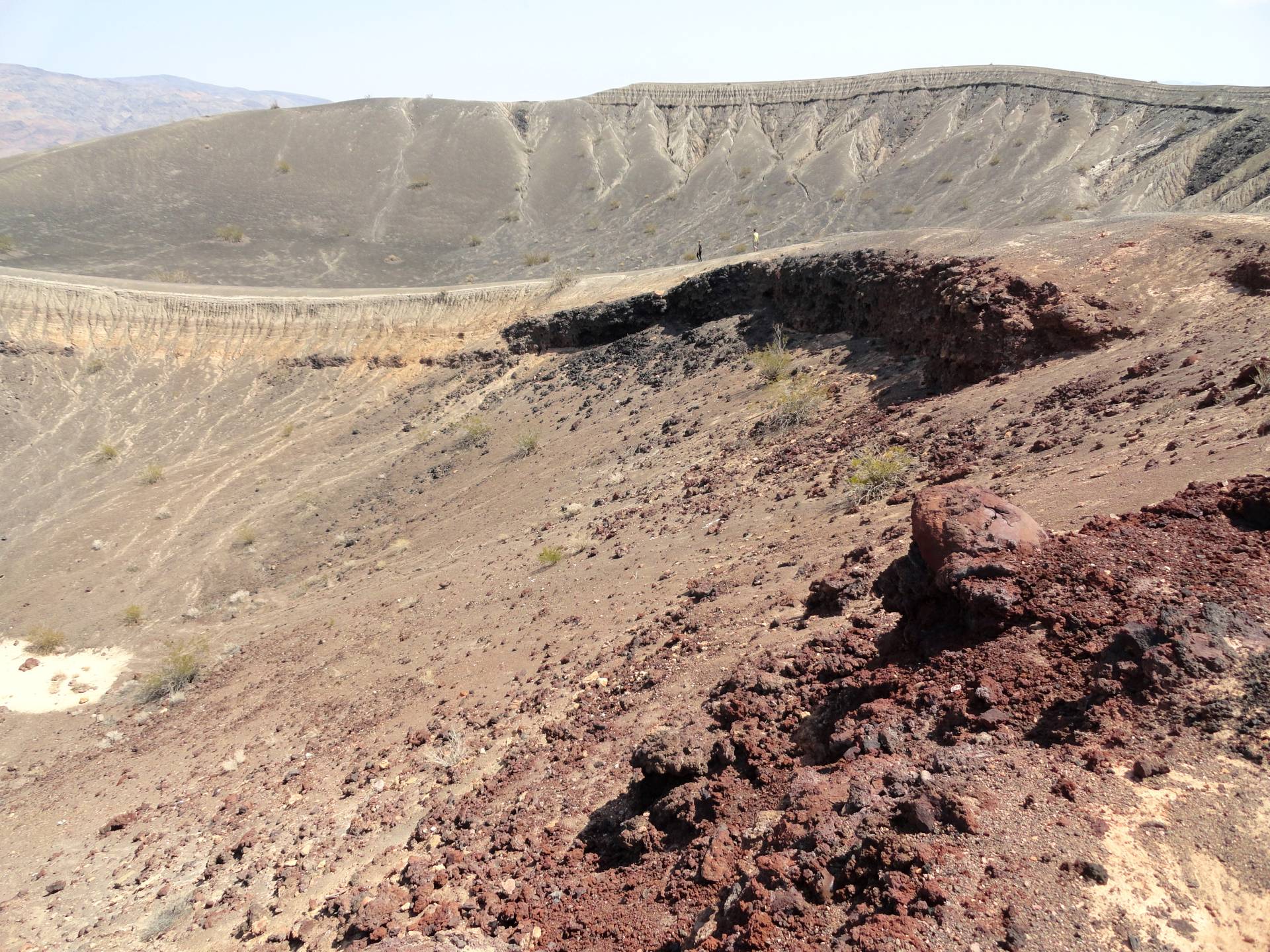 Hiking around Little Hebe Crater, Death Valley National Park, California