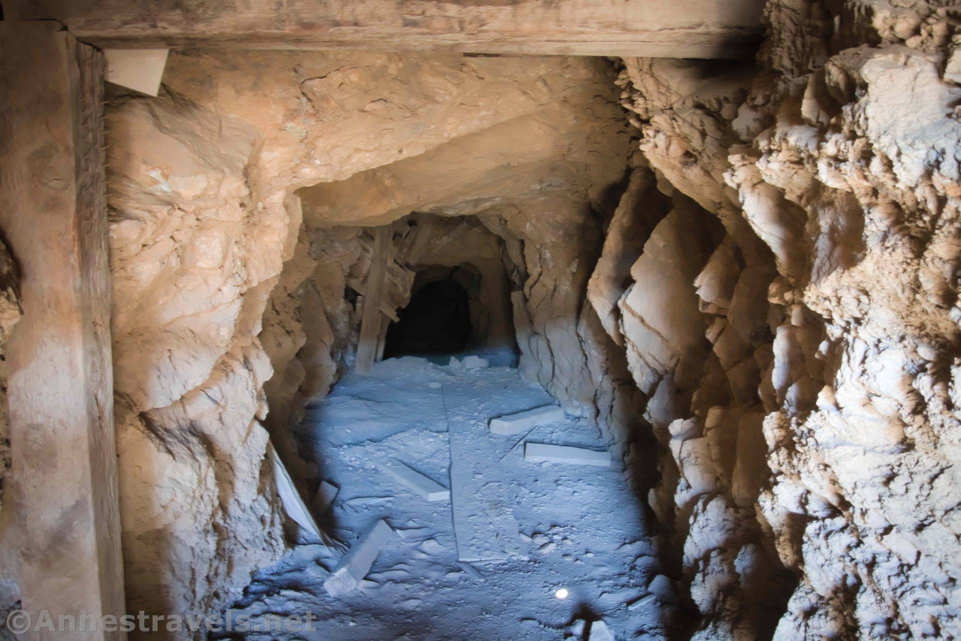 A mine shaft near the Keane Wonder Mine, Death Valley National Park, California