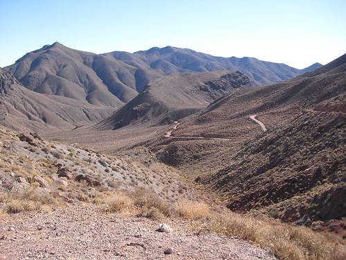 Views toward Red Pass on the Titus Canyon Road, Death Valley National Park, California