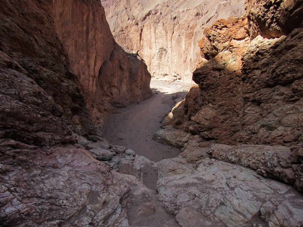 Canyon above the Natural Bridge, Death Valley National Park, California