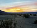 Sunset across the Mesquite Sand Dunes, Death Valley National Park, California