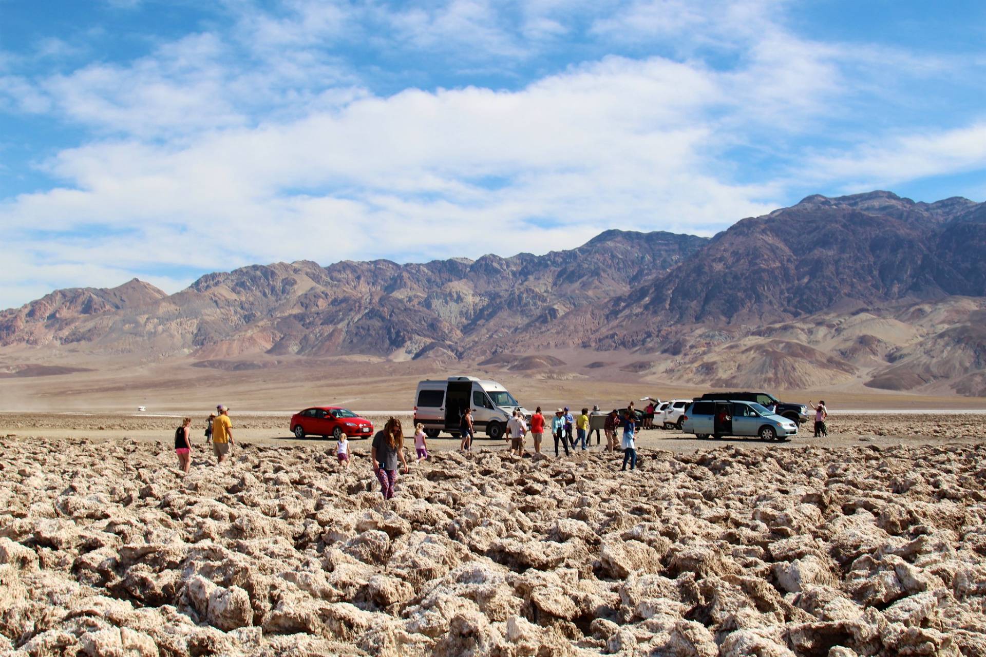 Exploring Devils Golf Course, Death Valley National Park, California