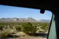 Desert mountains across a brushy plain