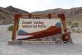 Death Valley National Park Sign near Daylight Pass, Death Valley National Park, California