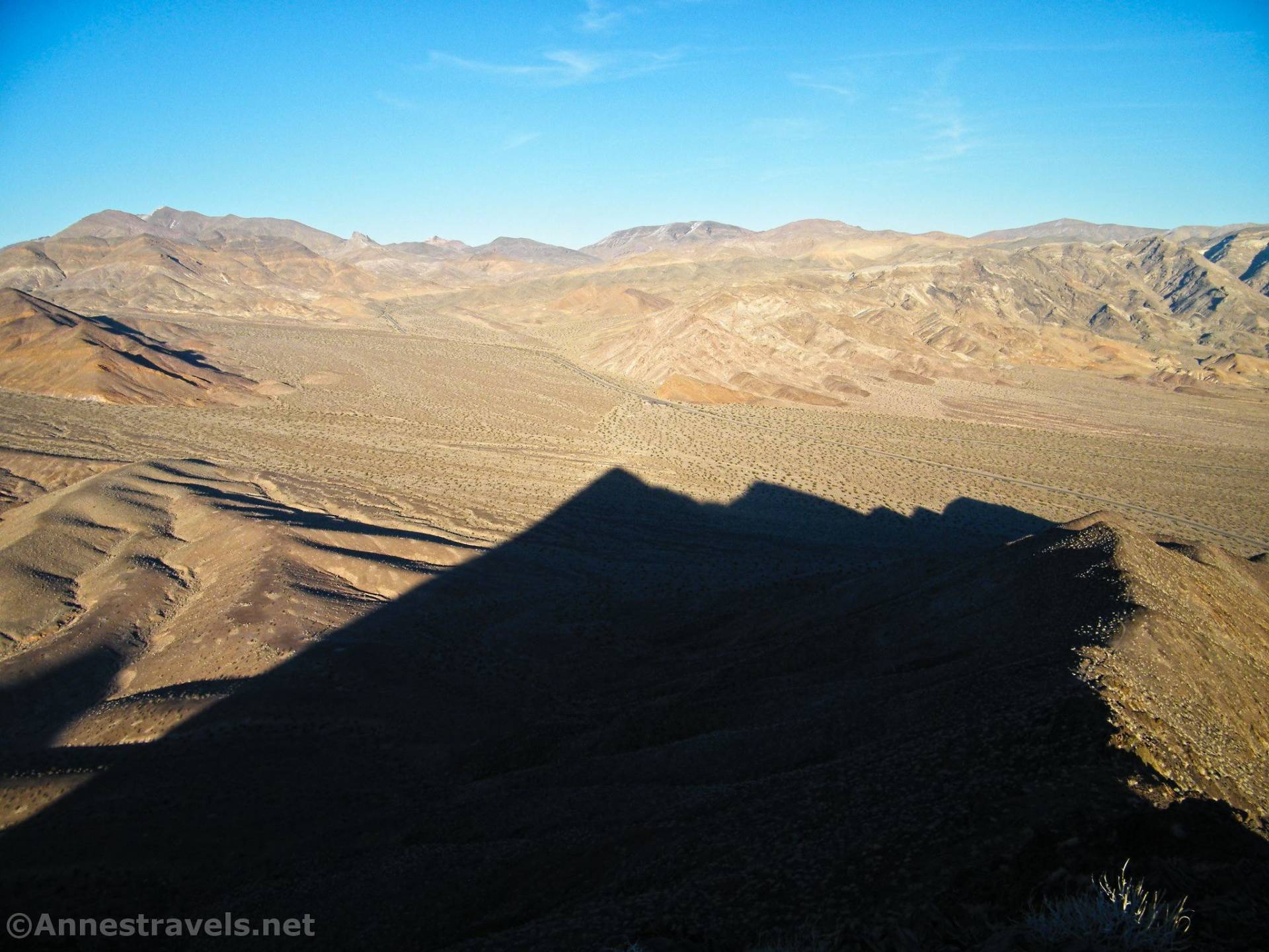 Late afternoon on the Death Valley Buttes, Death Valley National Park, California