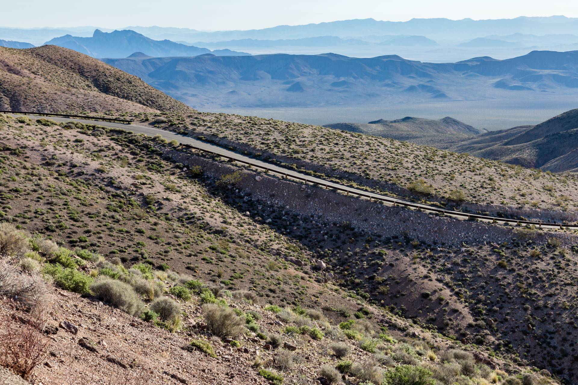 Views along the Dantes View Road, Death Valley National Park, California