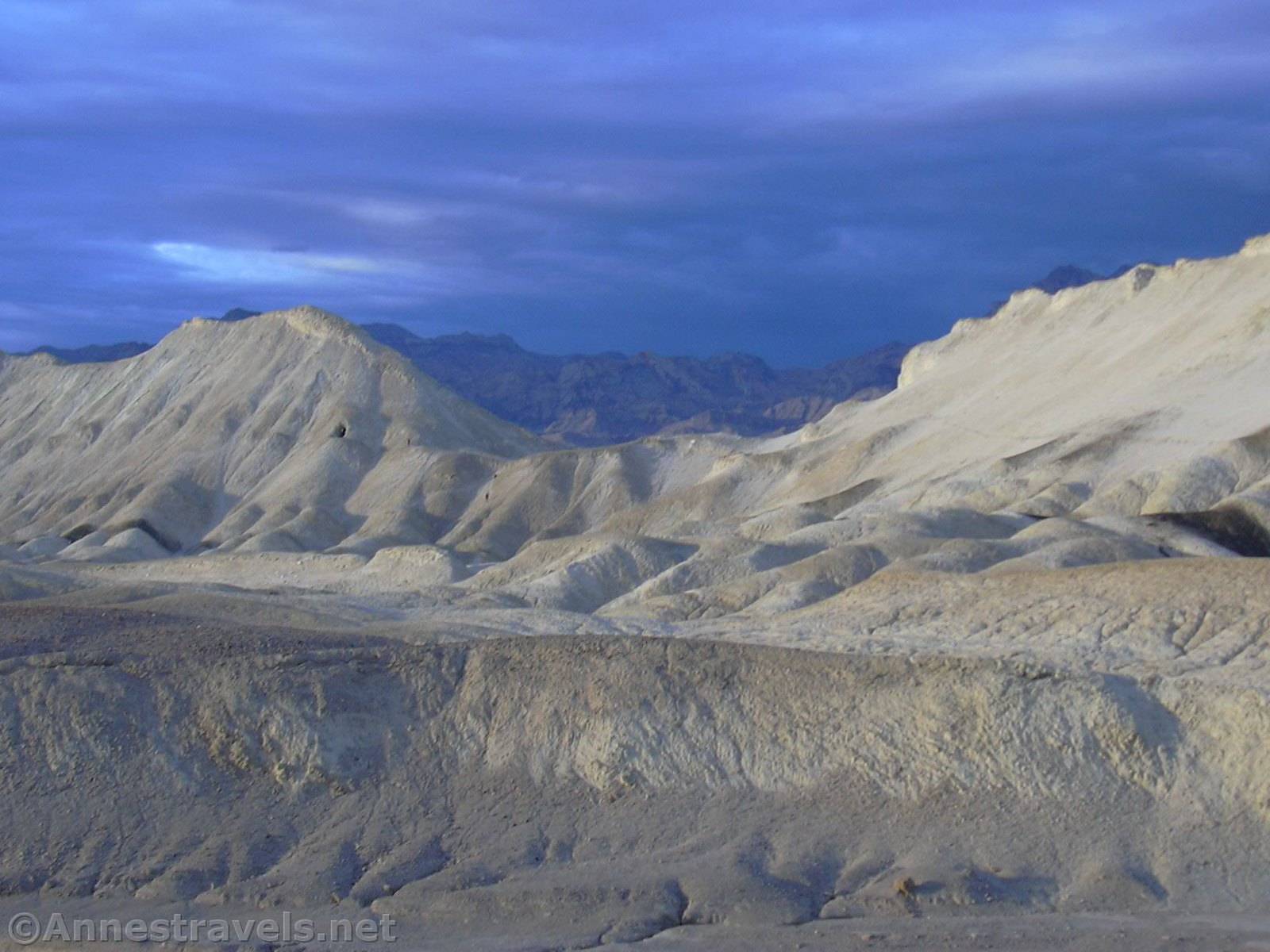 Badlands near the 20 Mule Team Scenic Drive, Death Valley National Park, California