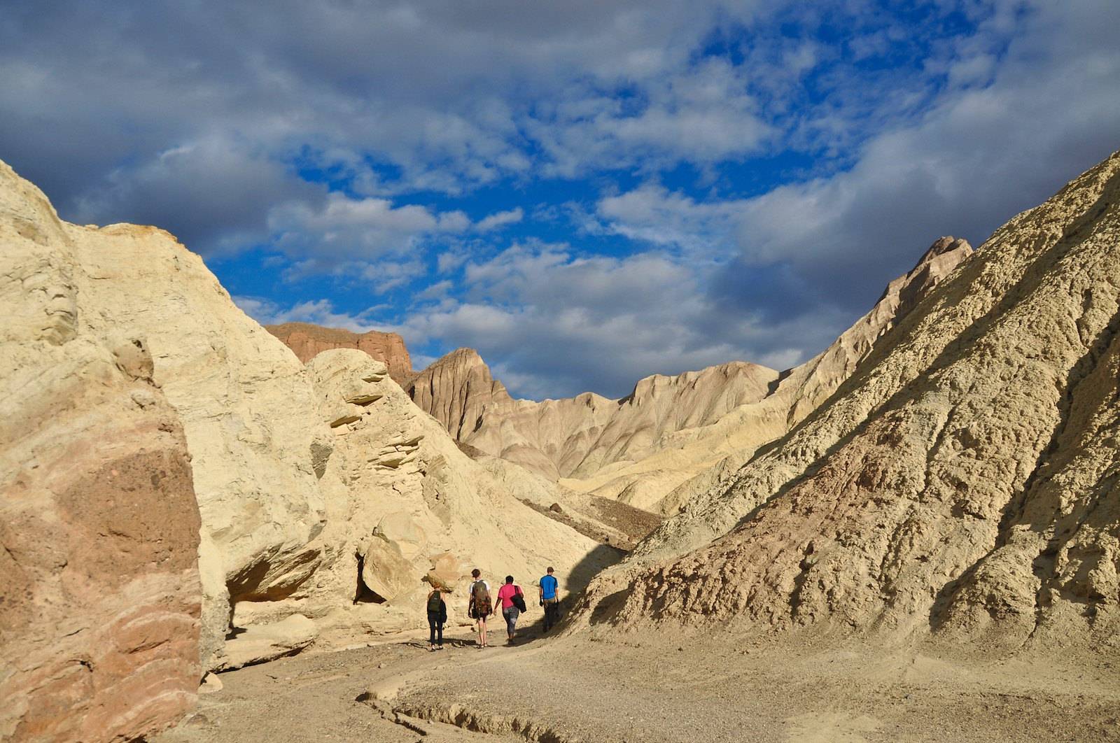 Hiking up Golden Canyon, Death Valley National Park, California
