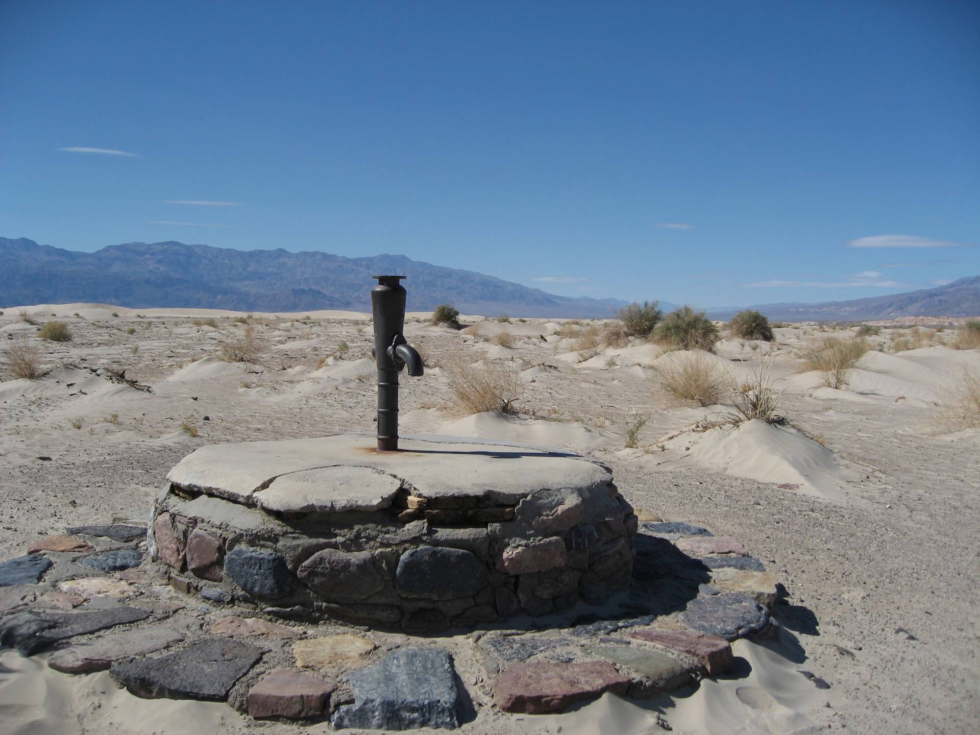 Historic Stovepipe Well, Death Valley National Park, California