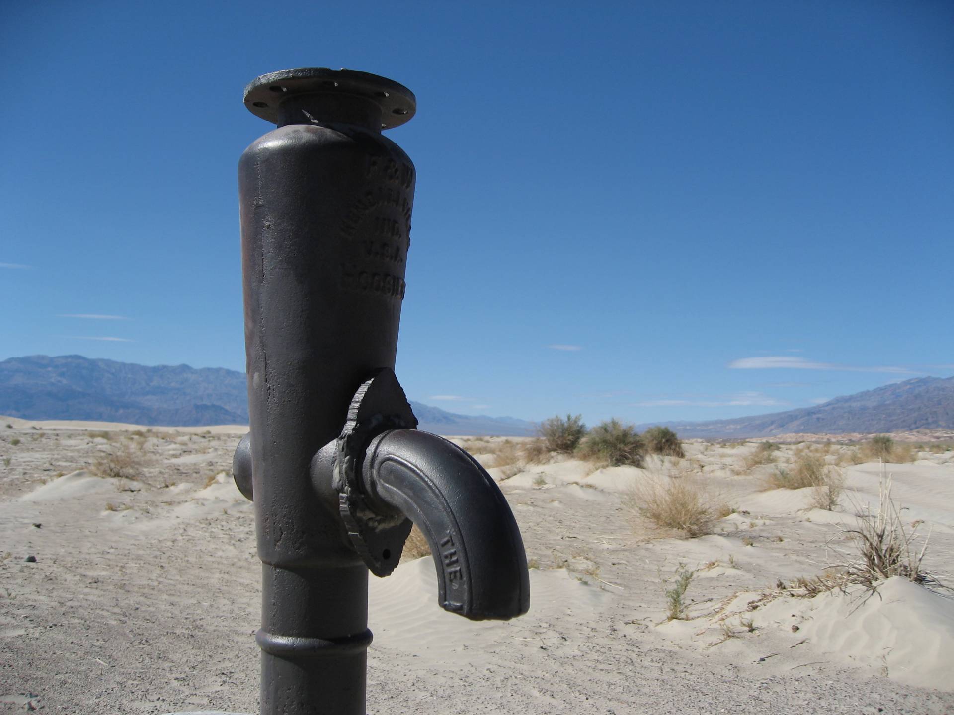 The Historic Stovepipe Well, Death Valley National Park, California