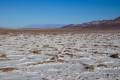 White salt and brown mud on Badwater Flats, Death Valley National Park, California