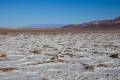 White salt and brown mud on Badwater Flats, Death Valley National Park, California