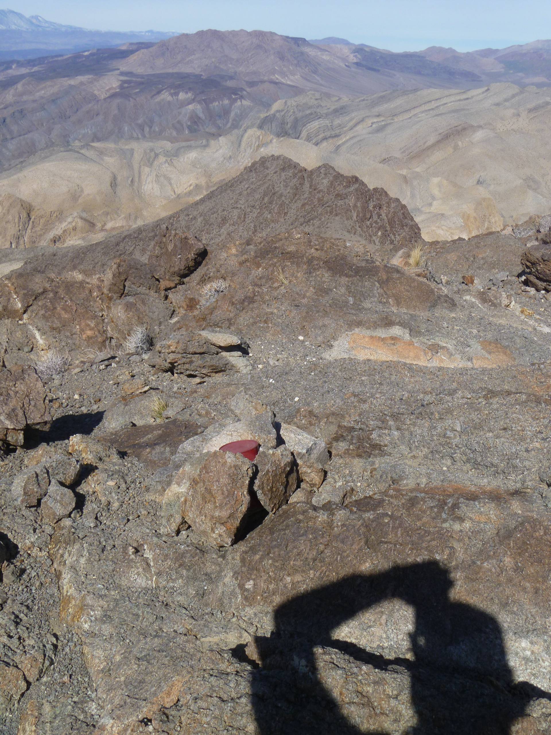 Atop Ubehebe Peak, Death Valley National Park, California