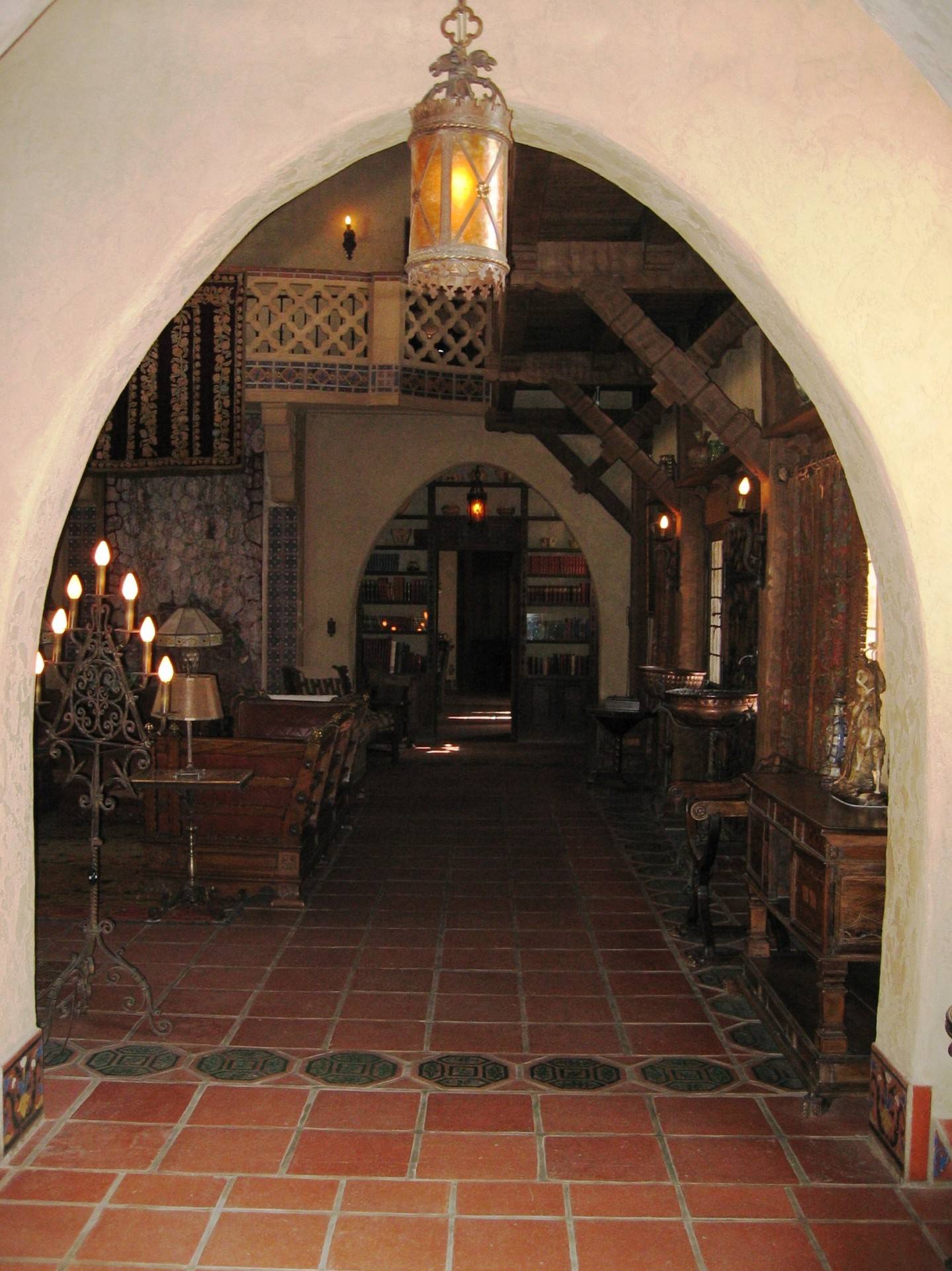 Inside Scotty's Castle, Death Valley National Park, California